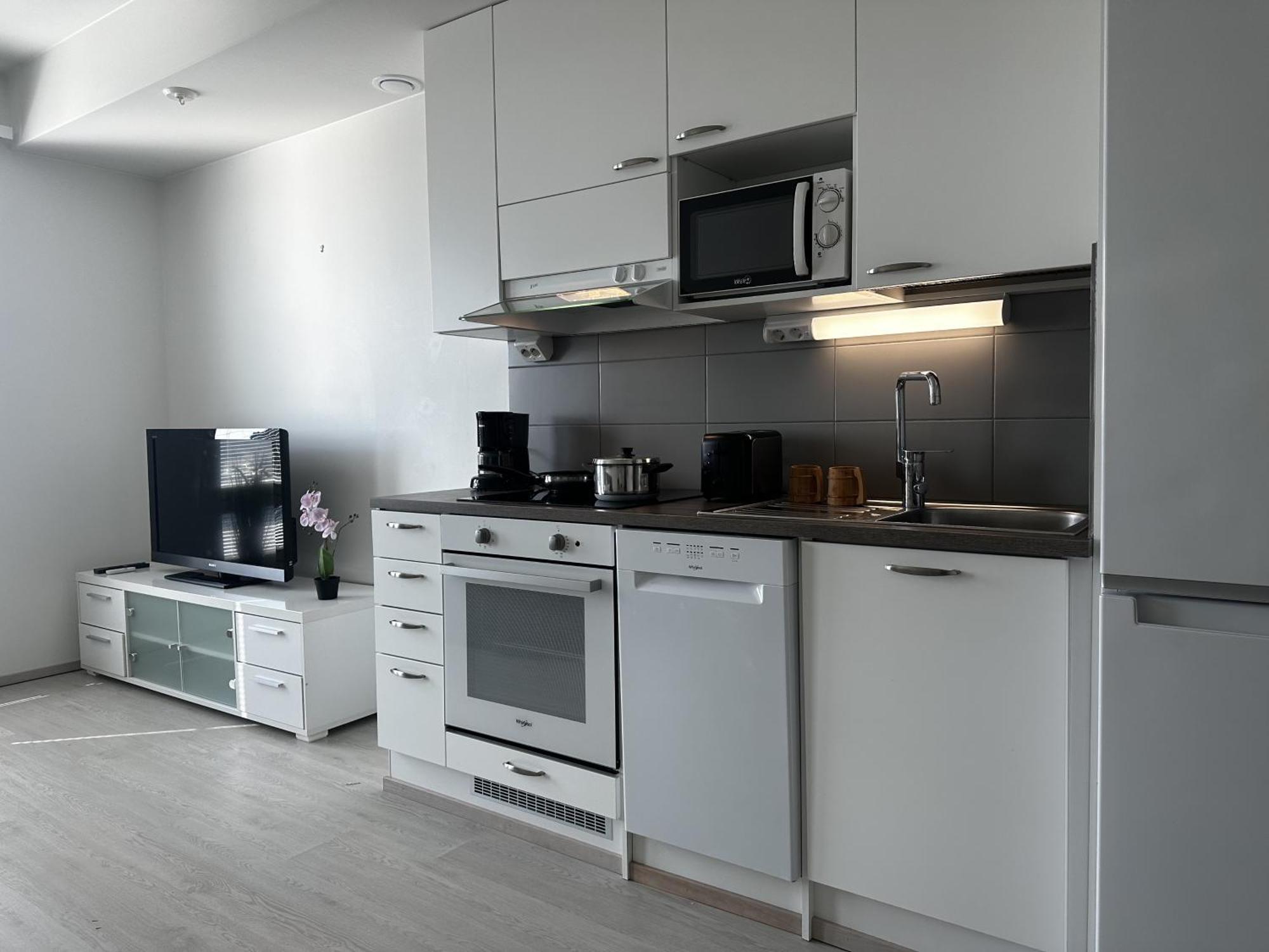 Bright And Cozy Studio Apartment Rovaniemi Buitenkant foto